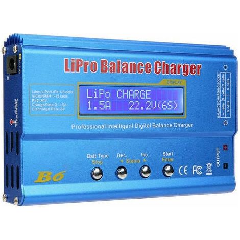 Tigrezy brandneues iMAX B6 digitales LCD-Display RC Lipo NiMh Akku-Balance-Ladegerät (1/5)