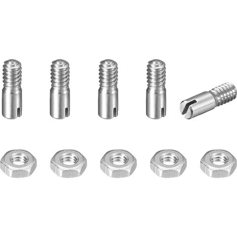 5Pcs Goujon Cylindrique À Fente M2.5 x 5mm 304 Acier Inoxydable (1/5)