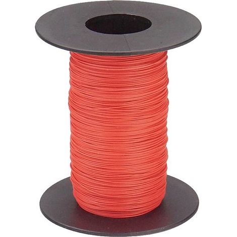 Donau Elektronik 110-0-100 Cavo per cablaggi 1 x 0.04 mm² Rosso 100 m
