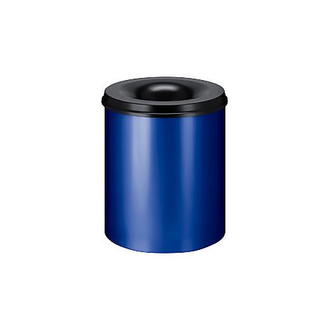 Papelera de seguridad  acero  autoextinguible  capacidad 80 l