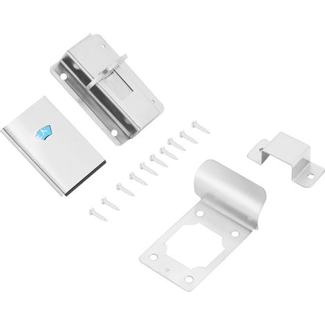 Serrure De Porte Indicateur De Confidentialité - Verrou En Métal Antirouille Pour Toilettes Publiques Et Salles De Bain - Statut Libre Ou Occupé - 1 Pièce (1/5)