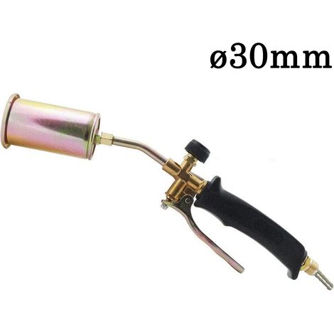 Cannello A Gas Per Saldatura Becco 30mm Bruciatore A leva 36cm Asfalto Saldare (1/5)