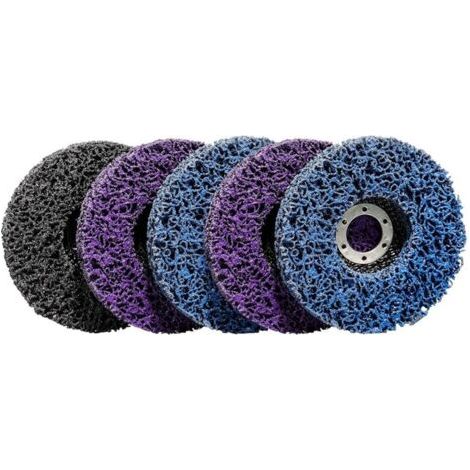 5 Disques de Nettoyage CSD 115 mm Pour Meuleuse d'angle En Nylon Pour éliminer la Rouille les Soudures Éliminer la Peinture la Rouille et l'oxydation
