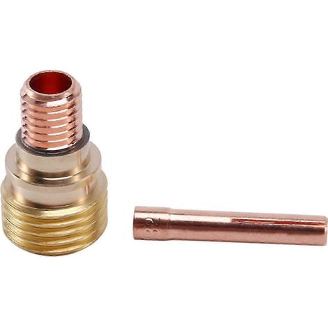 Kit de soudage TIG 21 pièces n° 12 : coupelle en verre Pyrex, pinces courtes, corps de torche, lentille à gaz, compatible avec les accessoires de soudage WP-9/20/25 - JXLGV (1/5)