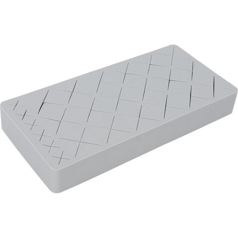 Porte-bijoux en silicone - Lot de 24 pour accessoires de maquillage, pinceaux et vernis - Gris (1/5)