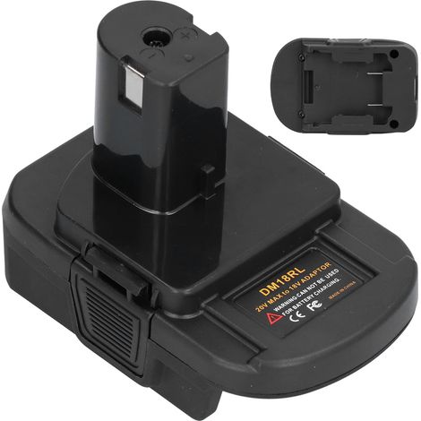 Adaptateur Convertisseur DM18RL pour Batterie Lithium 20V Milwaukee M18 DCB200 DCB203 DCB205 DCB206 (1/5)