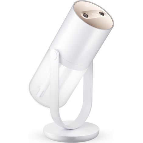 Umidificatore da tavolo wireless da 450 ml a nebulizzazione fredda con ugello girevole a 90° per viso, piante, casa, camera da letto, ufficio, ricaricabile, silenzioso (28 dB). (1/5)