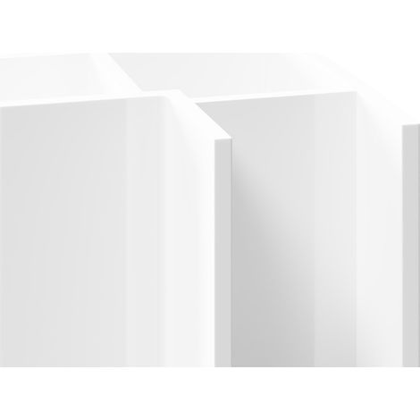 WholePanel 10mm White Wall Panel External Corner Trim