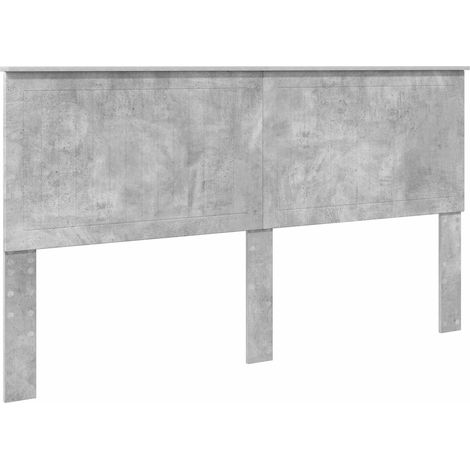 Maison Exclusive - Testiera con testiera Grigio cemento 180 cm Legno multistrato