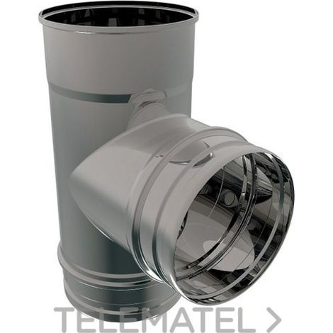 TE 90º SIN TAPA 80 SIMPLE PARED 4022162 SCHUTZ