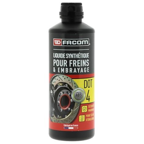 Liquide de frein - FACOM - DOT4 - 500 ml