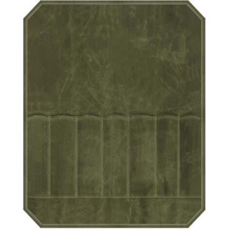 Sac de rangement pour couteaux en toile, vert armée, 5645cm, sac de rangement portable pour pique-niques, camping et barbecues. (1/5)