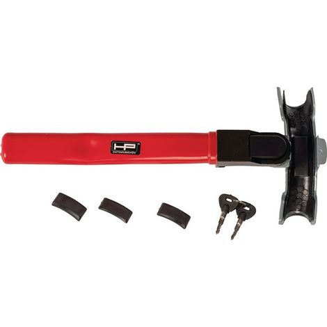 HP Autozubehör Rotary Lock bloqueo de volante negro acero