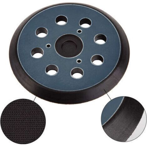 Deux disques de ponçage adaptés aux ponceuses à rail de 125 mm à 8 trous. Compatibles avec les modèles Makita M9204, BO5030, BO5031, DBO180Z, BO8041, DBO180RMJ, BO5041, BO5010, BO50111, BO5012 et autr (1/3)