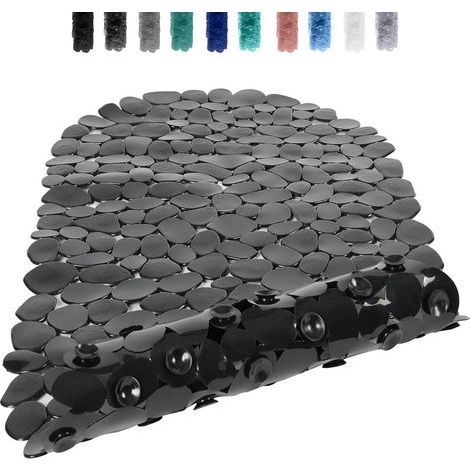 Duschmatte, rutschfestes PVC, starke Saugnäpfe, Abflusslöcher, Badezimmer (1/5)