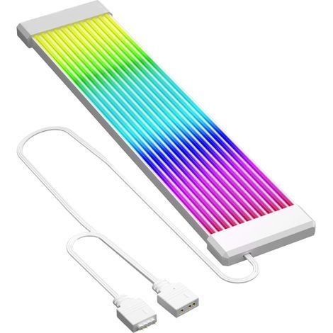 Kit Câble Extension RGB 24 Broches Et 8 Broches Pour PC Gamer Avec Synchronisation Lumière (1/5)
