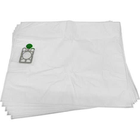 vhbw 5x bolsa compatible con Numatic HZD750, HZ900, MV900, NDD570, MVD900, HZD900 aspiradora - vellón micro, 76 cm x 63 cm blanco (1/4)