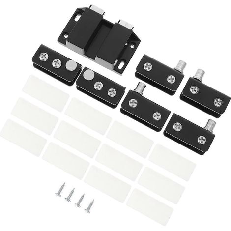 Charnière de placard robuste en acier noir NUOBESTY (1/5)