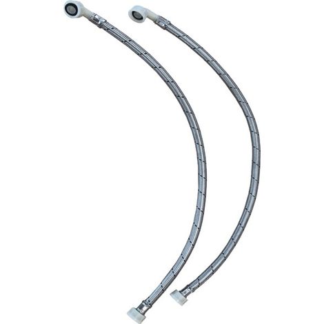 Water Softener Installation Hoses Steel Braided - Pair 3/4"" 0.8m Female Hoses