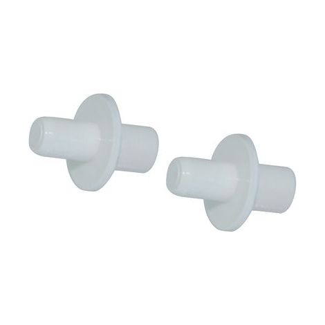 MENSOLINA REGGIPIANO A INFILARE PLASTICA - D.MM 5/6 BIANCA- 1000 pezzi