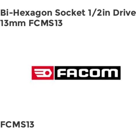 Bi-Hexagon Socket 1/2In Drive 13Mm