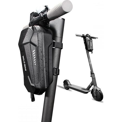 Funda rígida Wildman para patinete eléctrico, talla L, color negro. (1/5)