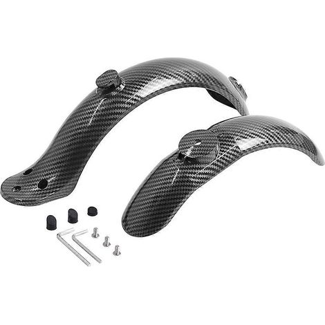 Kit de garde-boue en fibre de carbone pour trottinette électrique Xiaomi M365 / M365 Pro : garde-boue avant et arrière, support anti-éclaboussures pour pneus (1/5)