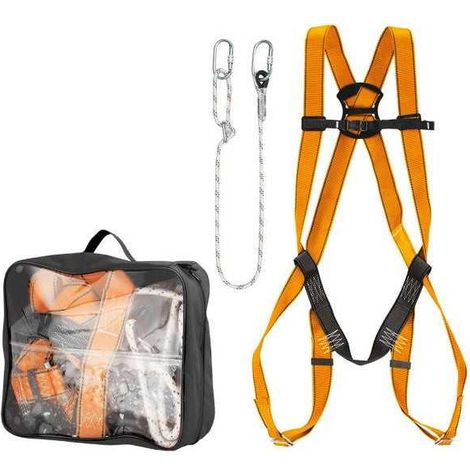 Harnais de sécurité NEOTOOLS 97-100 - ligne de vie 2m + sac de transport