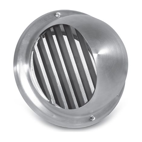 Prise d'air VMC inox anti insectes D100 - SERA - SERA-100 ECONONAME - SERA-100