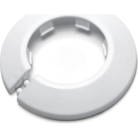 1 Cache-tuyau, plastique PP, blanc, diamètre 41,5 mm, pour radiateur et éviers (1/5)