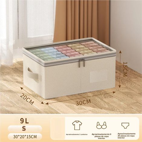 Große, faltbare Aufbewahrungsbox für Jacken, Decken und Kommoden – Kleiderschrank-Organizer fürs Schlafzimmer (1/5)