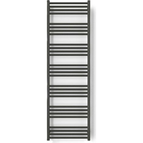 Scaldasalviette acqua calda grigio alto 1380mm e largo 480mm - 568 Watt - FIO1380/480SXRGY