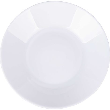 PIATTO FONDO OPALE BIANCO TONDO D23CM (1/2)