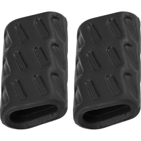 Satz mit 2 schwarzen Gummipads für Motorrad-Hinterradbremshebel 76410112A, kompatibel mit Ducati 848, 916, 998 (1/5)