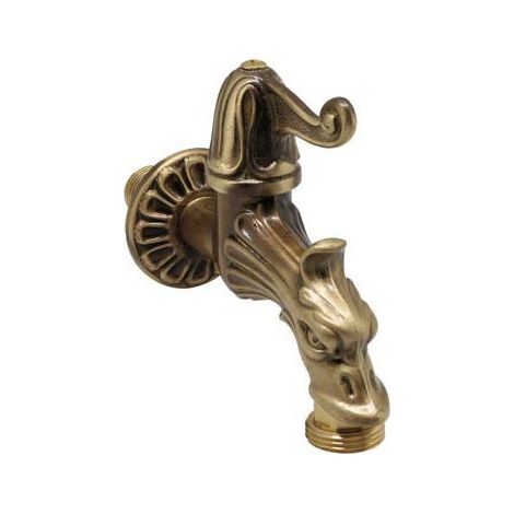 Grifo de dragón para fuentes exteriores en latón