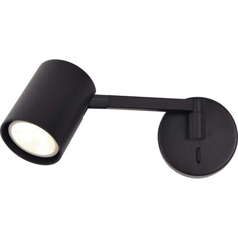 Applique murale Snow bras 1xGU10 noire Light Prestige (1/5)