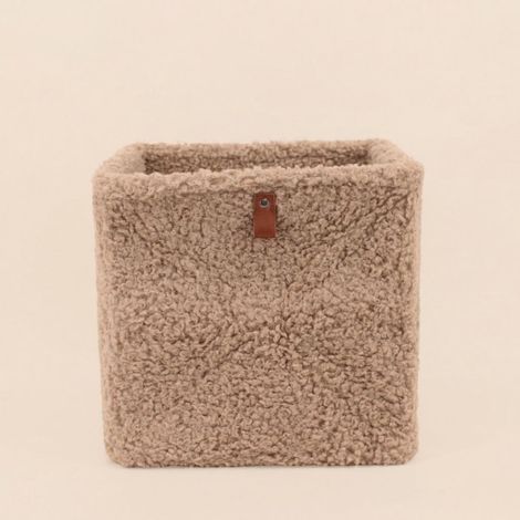 Cube de rangement en velours 31x3cm