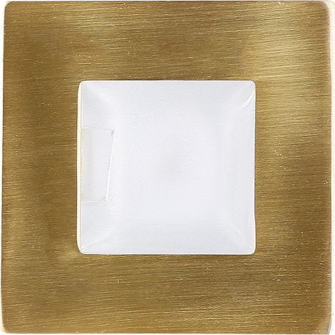 Spot encastré escalier carré or satiné G4 20W Candellux