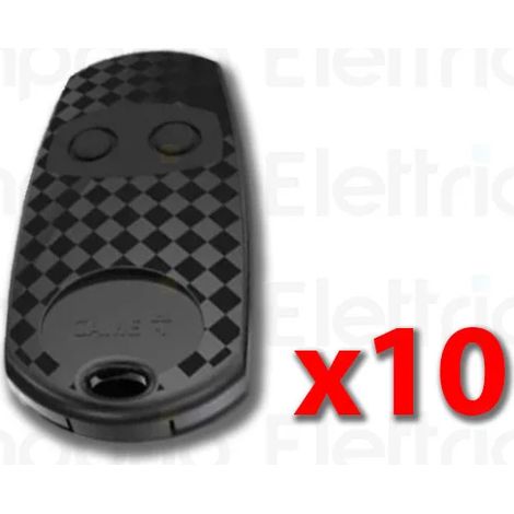 Came – Lot de 10 télécommandes 2 canaux 433,92 MHz – Modes TOP et TAM – 4096 combinaisons – Compatible TOP-432NA, TOP-432EV, TOP-432EE - CAME 10 X (1/3)