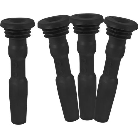 4pcs Gaine en Caoutchouc de Bobine D'allumage pour Voiture Noire, Protection et Large Compatibilité Bougies D'allumage et Bobines (1/5)