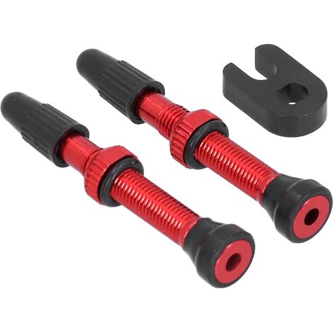 Clé en A démontable pour valve de gonflage et dégonflage sous vide, vélo de route et pliant, rouge (1/5)