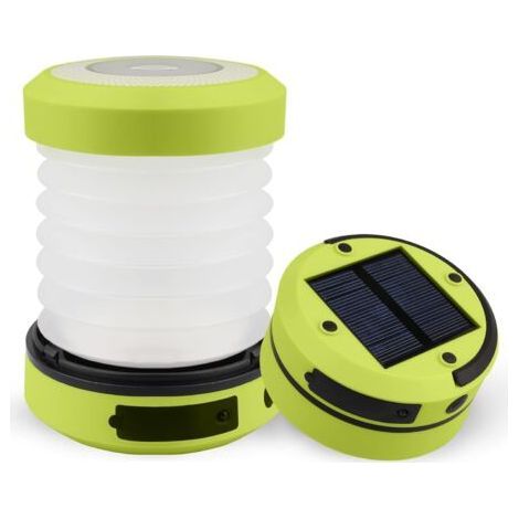 Foldable Waterproof Solar Lamp, Solar Camping Lamp, Rechargeable Solar Torch (1/5)