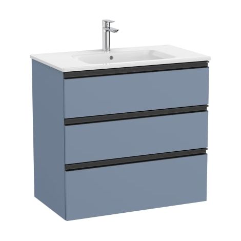 CONJUNTO MUEBLE THE GAP 800X460 2 CAJONES AZUL MATE