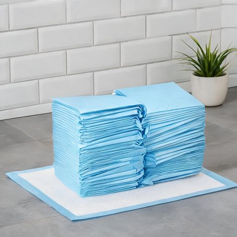 Tapis d'hygiène canin 45 x 30 cm absorbant 100 unités azul (1/5)