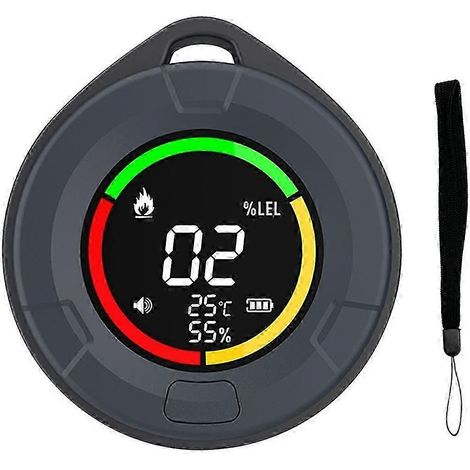 Détecteur de gaz combustible, alarme de gaz combustible, détecteur de température et d'humidité, purificateur d'air domestique Q bs (1/5)
