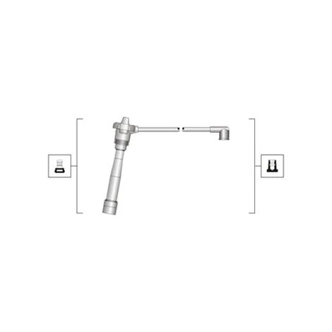 Kit de câbles d'allumage Magneti Marelli 941319170115 FIAT