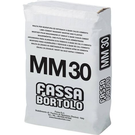 MALTA CEMENTIZIA PER MURATURA 'MM30' Kg. 5