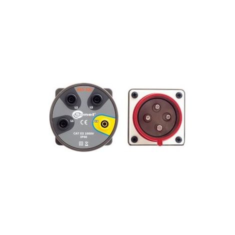 Prise multiprise Sonel agt-32a 4p plastique IP44 (1/2)