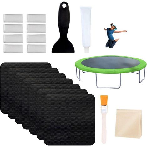 Reparaturset für Trampoline, wasserdichte Klebeflicken für aufblasbare Pools und Zelte im Freien (1/5)