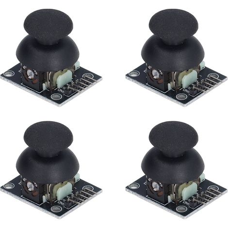 Kit de 4 modules joystick 5 broches pour manette de jeu PS2, capteur de contrôle XY double axe (1/5)